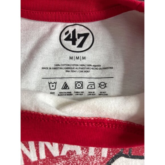 '47 Men's Cincinnati Reds Baseball Tee Shirt Size M NWOT - Picture 3 of 6